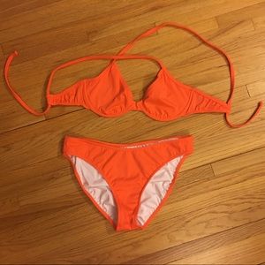 Venus orange two piece